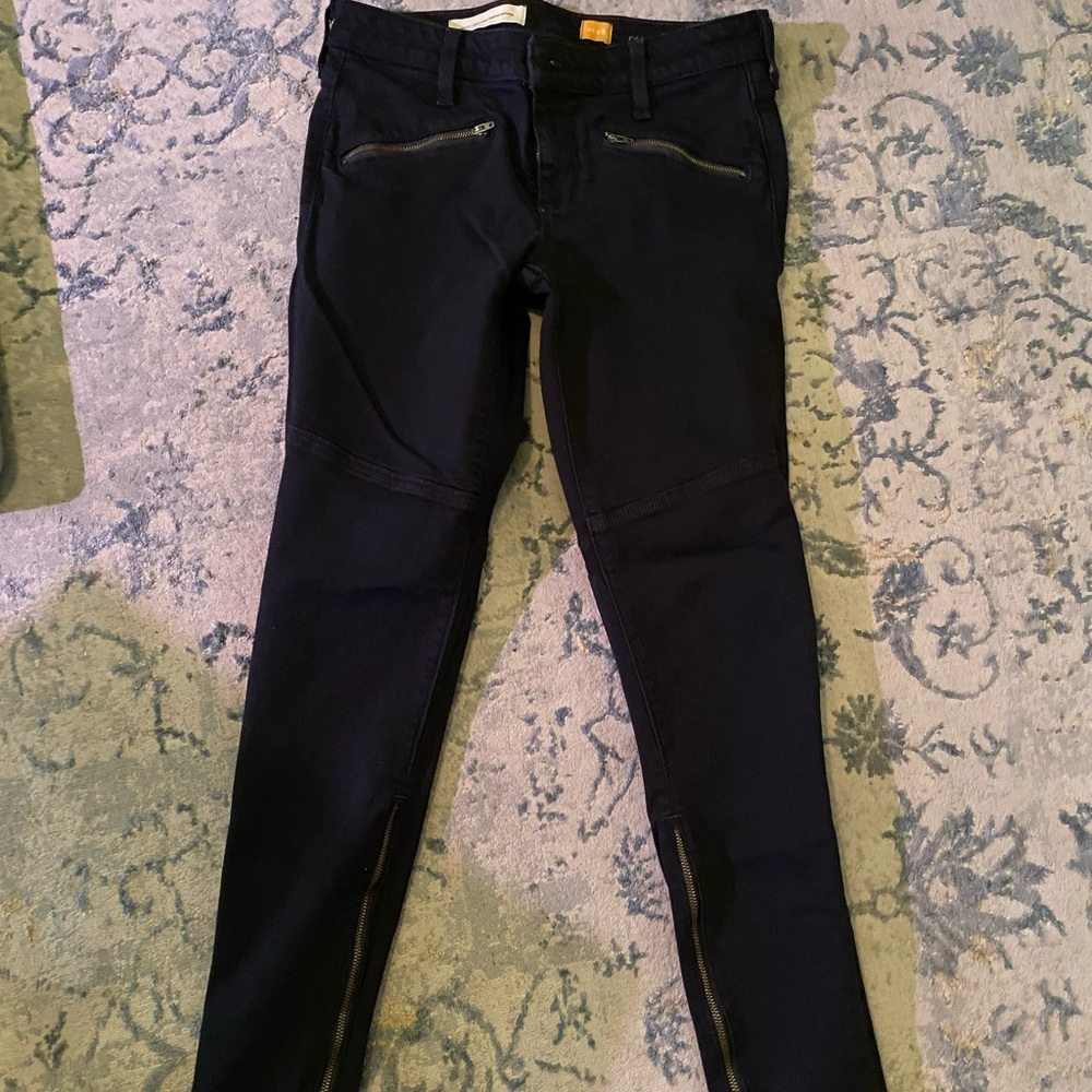 Pilcro black Moto jeans